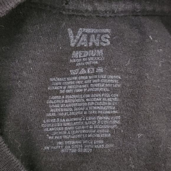Vans Fire Flame Logo Black Graphic T-Shirt Youth Medium - Picture 8 of 8